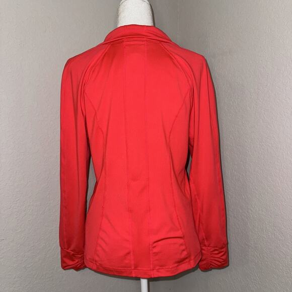Tangerine Active Jacket Women’s Medium Neon Orange/Pink Coral Athletic Full Zip - Picture 3 of 5